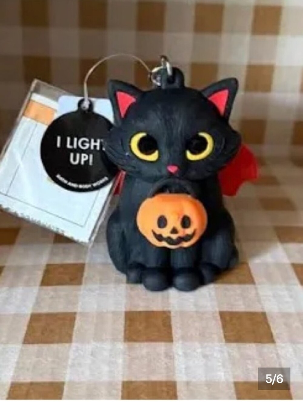 ✨️🐈‍⬛️NWT SPOOKY CAT LIGHT UP POCKET BAC HOLDER 2026🐈‍⬛️✨️
